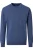 Redmond Casual Trui ronde hals blauw, Effen