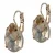 Otazu gold plated oorbellen met Swarovski kristallen Lacrima