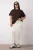 Trendyol Curve Dames Ecru Effen Maxi Grote maten Rokken