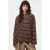 PIECES oversized gestreepte longsleeve – donkerbruin