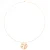 Orphelia Dames 925 Sterling Zilveren Ketting met Hanger – Roze ZH-6023/1