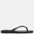 Steve Madden Maliyah leren teenslippers zwart