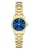 Glanzstücke München Analoog horloge  blauw / goudgeel
