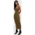 AllSaints Katarina Dress Olive Green