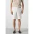 Mango Man linnen regular fit chino short – naturel/wit