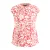 Satijnen vrouwenblouse met patroon COMMA