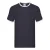Fruit of the Loom Heren Ringer Contrast T-shirt (Marine / Wit)
