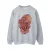 Harry Potter Dames/Dames Gryffindor Schets Crest Sweatshirt (Sportgrijs)