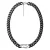 Diesel ketting DX1610931 Oval D Logo zwart