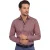Olymp overhemd Level Five extra slim fit rood geprint katoen