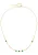FIRETTI Ketting  goud / smaragd
