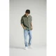 ONLY & SONS JUNIOR overshirt grijsgroen