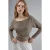 Bootcut Lange Mouw Elastische Blouse