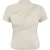 Trendyol Curve Dames Beige Effen Kort Getailleerd Grote maten Blouses