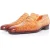 Santoni alligatorleren loafers