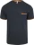 Sun68 Piqué T-Shirt Fluo Stripe Navy