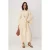 Trendyol Modest Dames Ecru Effen Maxi Lang Casual A-lijn Modest Jurken