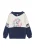 s.Oliver Sweatshirt  blauw / wit