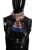 Multikleur Patroon Schelp DG Logo Sjaal Fringe Sjaal