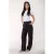 Colourful Rebel straight leg pantalon – donkerpaars