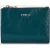 Furla Classic Small Bi-fold W/ Zip Dark Teal+ballerina