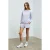 Relaxed sweatshort met middelhoge taille