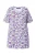 Ulla Popken Shirt  antraciet / lila / lichtlila / wit