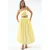 Pocket Gedetailleerde Lange Rok en Crop Top Twee-Stuks Set