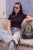 TRENDYOLMİLLA Dames Zwart Effen Kort Getailleerd Blouses