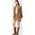 AllSaints Carter Tassel Gilet Sand Brown