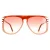 Chloe Aviator Dames Shiny Blonde Havana Oranje gradiënt CH0104S