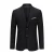 Klassieke zwarte blazer Blazer met twee knopen