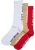 Karl Kani Sokken ‘Thug Life’  beige / rood / zwart / wit
