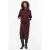 s.Oliver BLACK LABEL midi kokerrok met split – paars