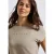 Street One Dames Shirt met glitterdetails in Beige