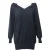 Alexander Wang gelaagde sweaterjurk van zwarte merinowol