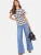 Lipsy Shirt  grijs / zwart / wit