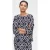 TRVL DRSS It Print Loose Fit Top Ink Blue