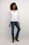 Blouse met lange mouwen Regular fit white