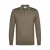 Profuomo wollen regular fit gemêleerde trui – bruin