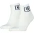 Tommy Hilfiger Heren Enkelsokken van katoenmix (Set van 2) (Wit)