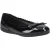 Hush Puppies Lillie Ballerina Patent Leren Zwarte Ballerina’s Voor Meisjes
