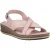 Hush Puppies Elena Leren Dames Blush Wedges