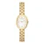 Emporio Armani  – dames horloge – goudkleurig met  band