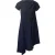 Balenciaga Vintage gebreide jurk in marineblauwe rayon