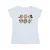 Disney Dames/Dames Mickey Mouse And Friends Gezichten Katoenen T-Shirt (Wit)