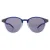 Hugo van Hugo Boss Round Mens matblauw turquoise blauwe spiegel zonnebril