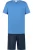 Mey pyjama blauw, Effen
