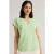White Stuff Nelly Notch Embroidered Tee Light Green