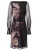Ana Alcazar Jurk ‘Azea’  lila / mauve / zwart